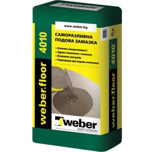 WEBER САМОРАЗЛИВНА ПОДОВА ЗАМАЗКА ВЕБЕР. floor l4010 25кг (l4010)