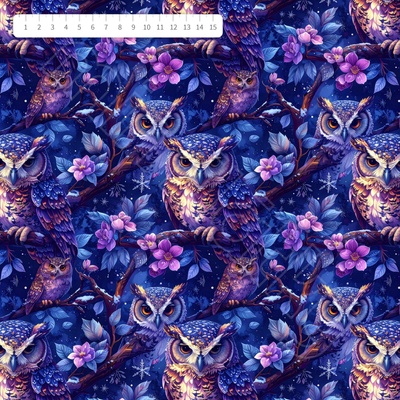 Fialové sovy úplet by MIMI [supreme]