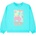 Roxy Детски пуловер Roxy Kid's Lineup Crew RG Terry Jumper - Aqua Splash - размер 16 Years (704-6039-0117)