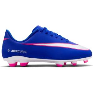 Nike Юношески футболни бутонки Nike Mercurial Vapor 16 Club Juniors Firm Ground Football Boots - Blue/Wht/Pink