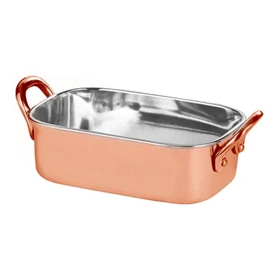 Horecano Ростер правоъгълен с медно покритие 14.50cm x 9.50cm x 4.50cm - 450 ml(SG- 89349(B) (0184116)