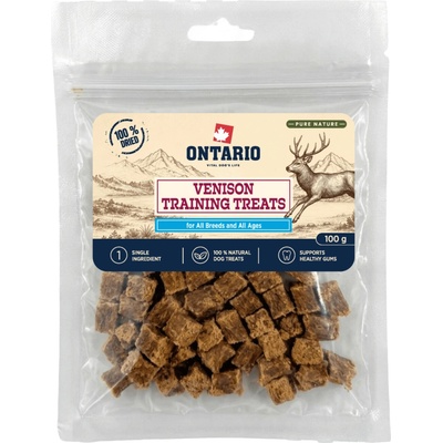 Ontario Pure Nature Výcvikové maškrty zverinové 100 g