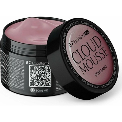 Excellent Pro stavební gel Cloud Mousse Rose Sand 15g