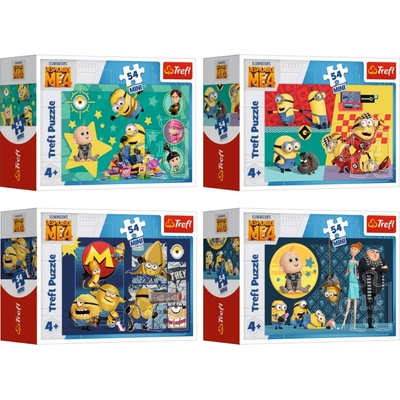 Trefl Mini Mimoni sú zábavní! 54 dielov