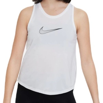 Nike Тениска за момичета Nike Dri-Fit One Training Tank - Бял