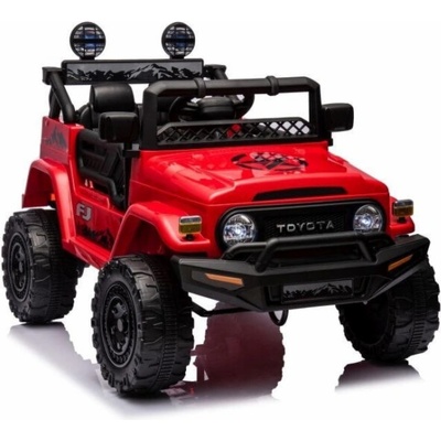 LeanToys Toyota FJ bateriový vůz červená