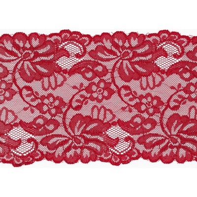 Elastická krajka, 150mm - červená – Hledejceny.cz