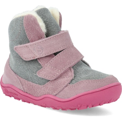 bLIFESTYLE barefoot zimní obuv s membránou Eisbär růžové