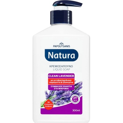 Papoutsanis Natura Clean Lavender tekuté mýdlo 300 ml