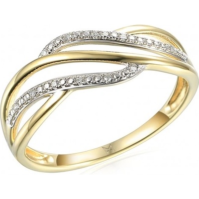 Gems Elegantní diamantový prsten Caroline kombinované zlato a brilianty 3818023 5 55 69