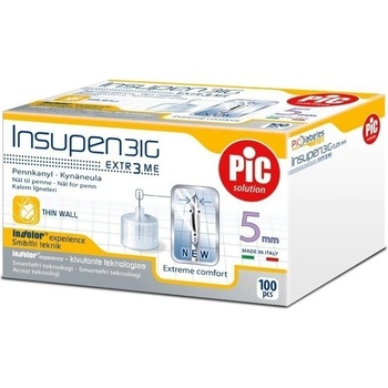 Стерилизирани инсулинови игли , , PIC Solution Insupen Disposable Needles 31G x5mm 100pcs