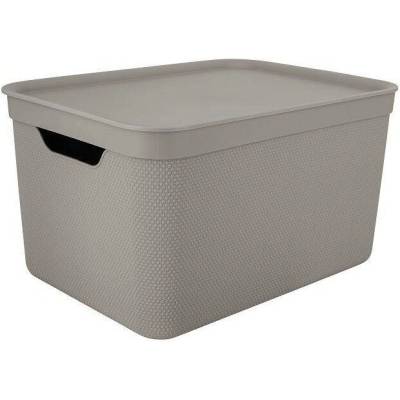 Rotho JIVE DECO Box s víkem 36,5 x 26,5 x 20,3 cm 16 l cappuccino 1052307422