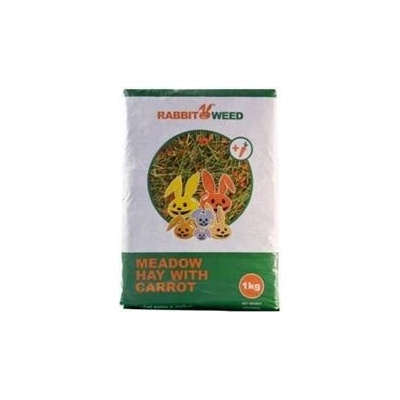 RabbitWeed Seno luční s mrkví 0,6 kg