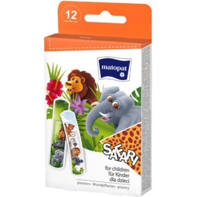 TZMO Matopat Náplast SAFARI 12 ks