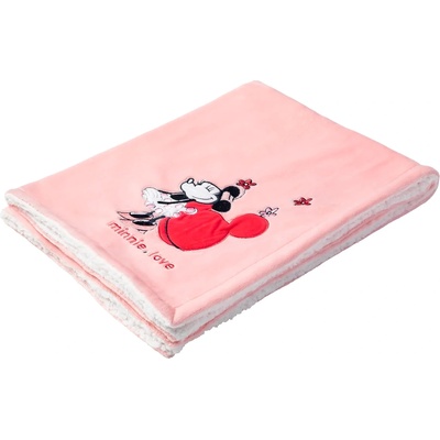 Babycalin Бебешко одеяло Babycalin - Disney Baby, Minnie, 75 х 100 cm (DIS630104)