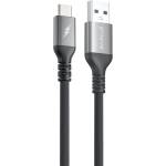 Proove REGEN SILICONE, кабел USB-A/USB-C, 3A/27W, 480Mbps, 1м, рециклиран силикон (CCRS12001102)