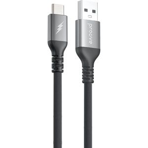 Proove REGEN SILICONE, кабел USB-A/USB-C, 3A/27W, 480Mbps, 1м, рециклиран силикон (CCRS12001102)
