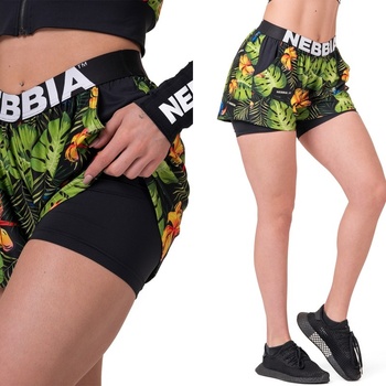 Nebbia High-energy double layer shorts 56335