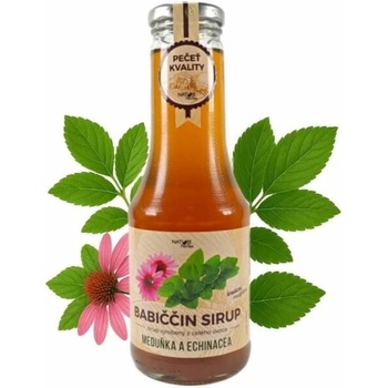 Nature NoTea Babiččin bylinný sirup Meduňka & Echinacea 0,5 l