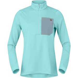 Norrøna Дамски поларен пуловер Norrøna Women's Femund Warm1 Half-Zip Fleece jumper - Aqua Haze / Trooper (105-6113-0312)