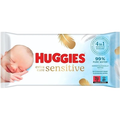 Huggies Pure vlhčené ubrousky 56 ks