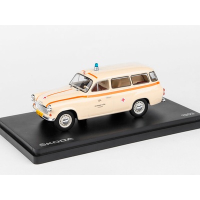 Abrex Škoda 1202 Sanitka Záchranná služba Praha 1:43
