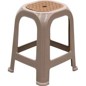 TopMebel Табуретка Desia TopMebel от полипропилен в бежов цвят 35x35x45cm