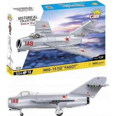 Cobi 2416 Korean War Ruské stíhacie lietadlo MIG-15 FAGOT