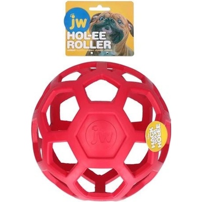 JW Hol-ee Roller Jumbo 19 cm červená
