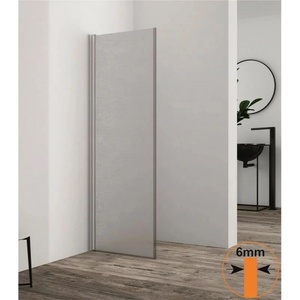 Inter Ceramic Мобилен параван за душ Inter Ceramic Walk-In, гланциран хром - непрозрачно стъкло 60x200 см (113-2FS/60)