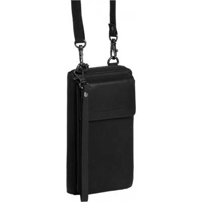 The Chesterfield Brand kožená kabelka na mobil Malaga C48.1171 černá
