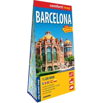 Barcelona Comfort térkép (Expressmap)