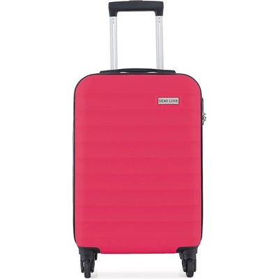 Semi Line Самолетен куфар за ръчен багаж Semi Line T5633-2 Розов (T5633-2)