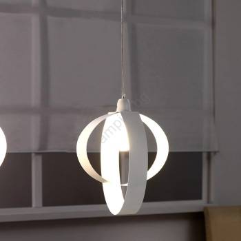 Onli - Пендел SERENA 1xE27/22W/230V бял (OL0409)