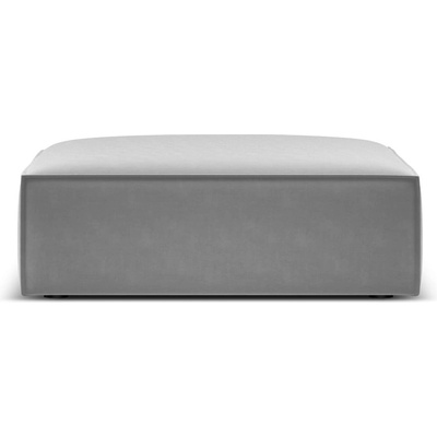 Mazzini Sofas Светлосива кадифена табуретка Vanda - Mazzini Sofas (MAZ_POUF_51_F1_VANDA5)