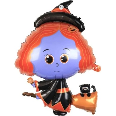 AirLoonz Albi Balónek fóliový Děsivá čarodějnice 60 cm × 139 cm