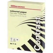 Farebný papier Office Depot A4 pastelová žltá 80 g/m2