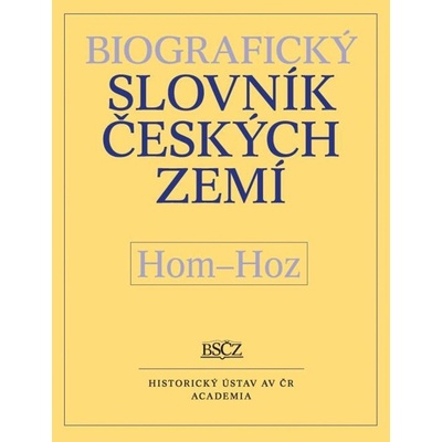 Biografický slovník českých zemí, Hom-Hoz, sv. 26