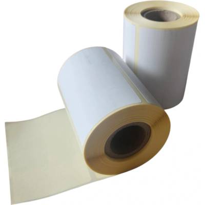 Termo Etiketa 76,2 mm x 50,8 mm, Thermo eco, Biela, Dutinka 25 mm, 300 ks/kotúč, Permanentné lepidlo, Kompatibilná etiketa pre Zebra 3013759 Z-Perform 1000D