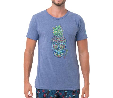 69Slam Pine skull blue