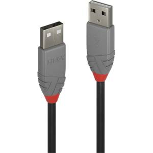 Lindy Кабел usb 2.0 a - a, m/m 1 м, черен 36692 (36692)