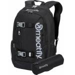 MEATFLY раница Basejumper Black 22 L + МОЛИВНИК БЕЗПЛАТНО | Черна | Обем 22 L Meatfly | Cheren | Момчешки | ONE SIZE