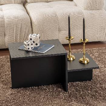 ASG Harmony - черна дизайнерска маса (8684283111893)