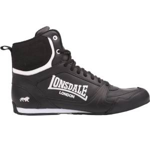 Lonsdale Юношески обувки Lonsdale Boxing Boots Juniors - Black/White