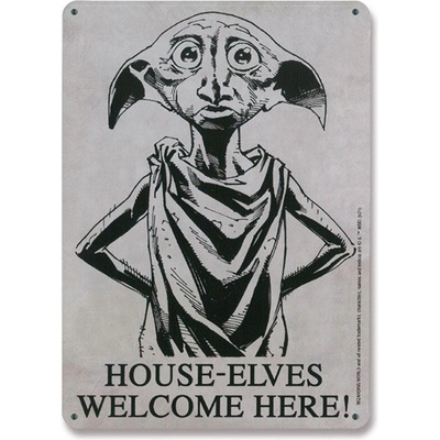 Logoshirt Cedule na zeď Dobby, Harry Potter