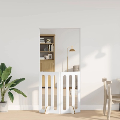 vidaXL Skládací plot pro domácí mazlíčky 2 pcs Bílý 100,5 x 38 x 90 cm 9799.8005971