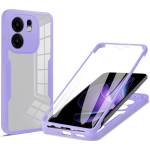 Techsuit Калъф за Oppo Reno13 F 4G / Reno13 F 5G / Reno13 FS 5G - ColorVerse 360 Series + Screen Protector - Лилав