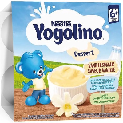 Nestle Yogolino - Млечен десерт ванилия 6 месец 4 х 100 гр
