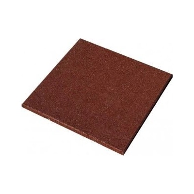 SK Profilovaná gumená dlažba Hobby 500x500x25mm červená m²
