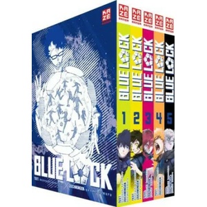 Blue Lock - Band 1-5 im Sammelschuber | Markus Lange (ISBN: 9782889516193)